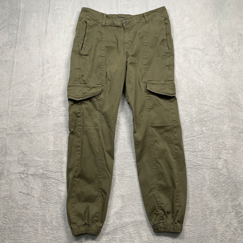 Sanctuary Cargo Jogger Pants Women 26 Olive Green Standard Surplus